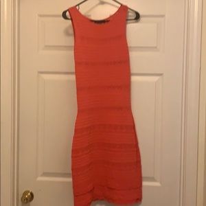 Coral dress